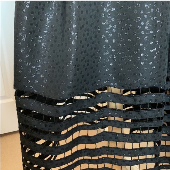 NWOT Sachin + Babi Dot Jacquard Illusion Hem Ball Skirt - Picture 5 of 12